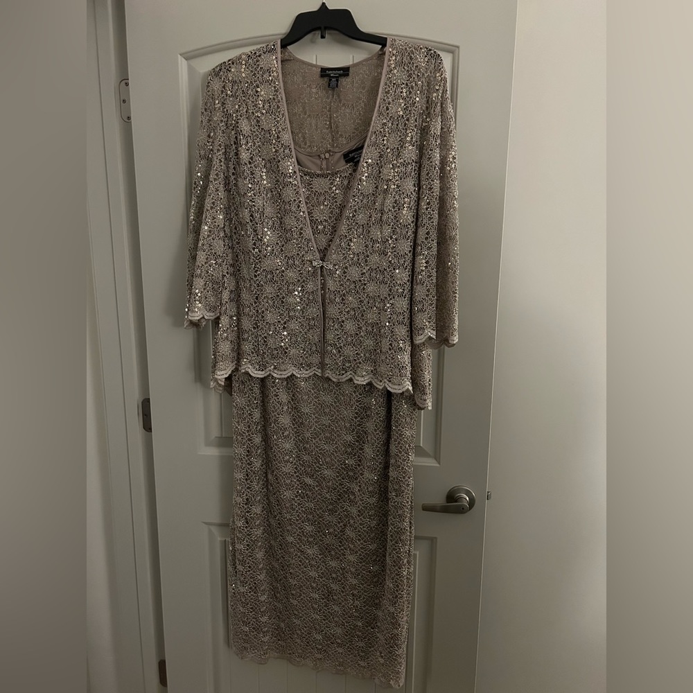 R&M Richards Formal Dress Set - Full lace